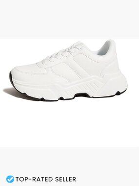 Chunky Platform Sneakers Women Fashion Dad Shoes Comfortable Memory Foam Casual